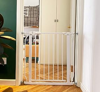 Photo 1 of BalanceFrom Easy Walk-Thru Safety Gate for Doorways and Stairways with Auto-Close/Hold-Open Features, Fits 29.1 - 33.8 Inch Openings
