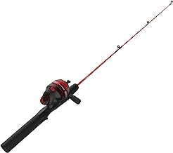 Photo 1 of Zebco Dock Demon Spinning Reel or Spincast Reel and Fishing Rod Combo, 30-Inch Durable Fiberglass Rod, QuickSet Anti-Reverse Fishing Reel