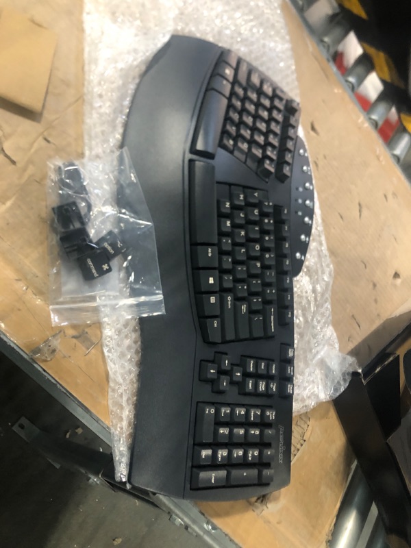 Photo 2 of Wireless Ergonomic Keyboard with Gel Wrist Rest Bundle