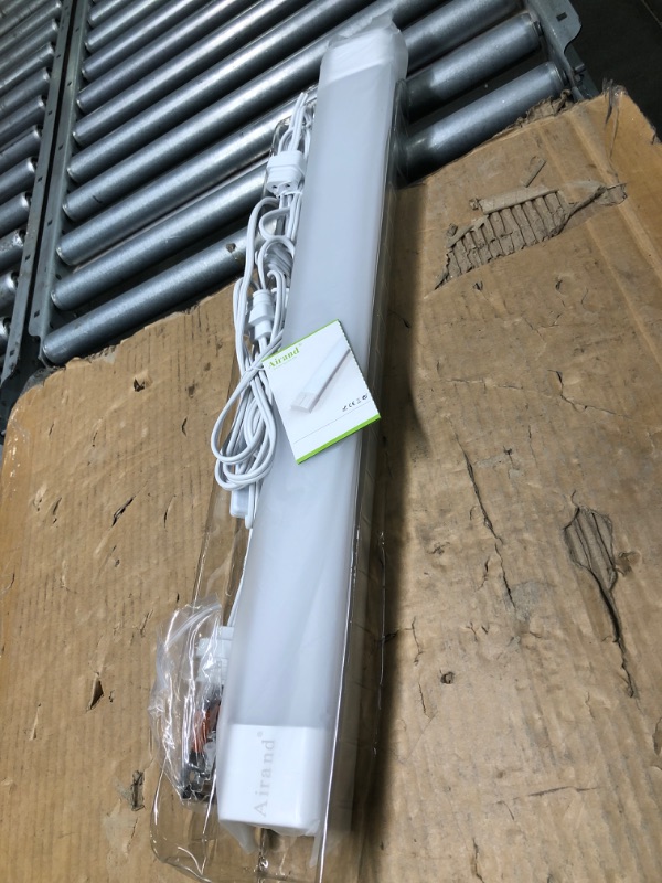 Photo 1 of Linkable 18 Utility Shop Light with Plug, 2FT 18W LED Tube Light Fixture 5000K Daylight with Switch, IP66 Waterproof Cabinet Closet Ceiling Lighting for Workbench Basement Garage Kitchen Workshop