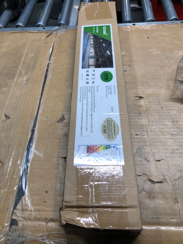 Photo 1 of Linkable 18 Utility Shop Light with Plug, 2FT 18W LED Tube Light Fixture 5000K Daylight with Switch, IP66 Waterproof Cabinet Closet Ceiling Lighting for Workbench Basement Garage Kitchen Workshop