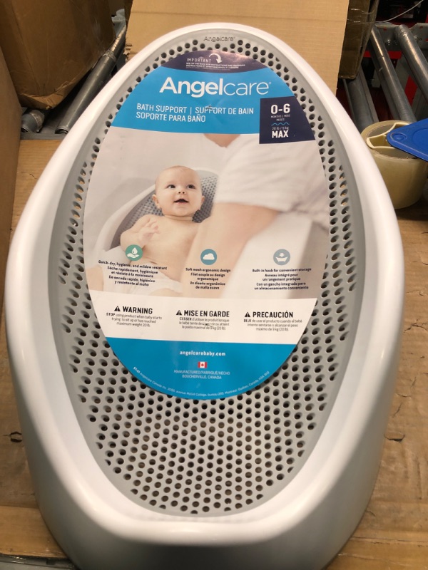 Photo 3 of Angelcare Baby Bath Support (Grey) | Ideal for Babies Less than 6 Months Old