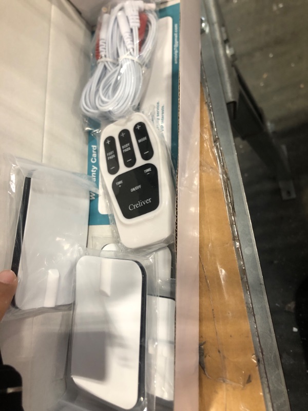 Photo 1 of Creliver Foot Circulation Plus EMS & TENS Foot Nerve Muscle Massager, Electric Foot Stimulator Improves Circulation, Feet Legs Circulation Machine Relieves Body Pains, Neuropathy (FSA or HSA Eligible)