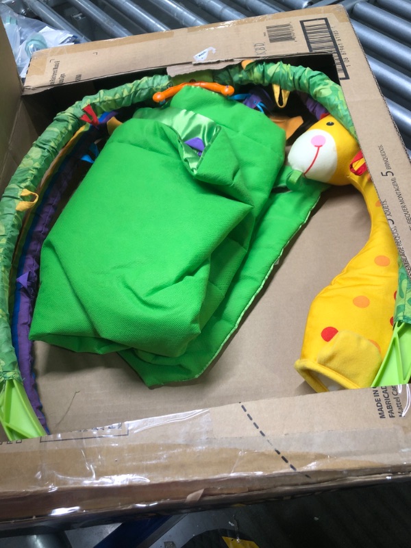 Photo 1 of Fisher-Price Rainforest Music & Lights Deluxe Gym Rainforest Activiy Gym