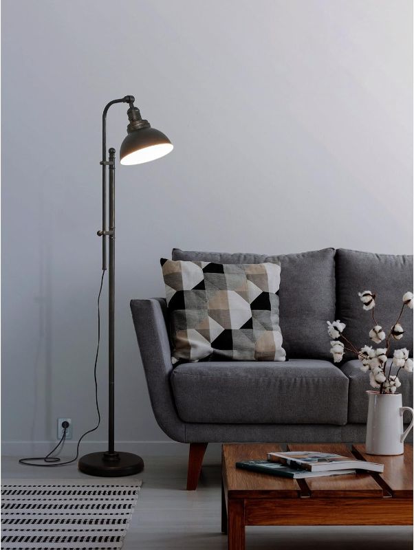 Photo 1 of Unknown1 Led Floor Lamp Bronze. Bronze Farmhouse Bulbs Included Energy Efficient