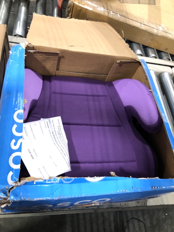 Photo 3 of Cosco Topside Booster Car Seat - Easy to Move, Lightweight Design (Grape), 1 Count (Pack of 1)