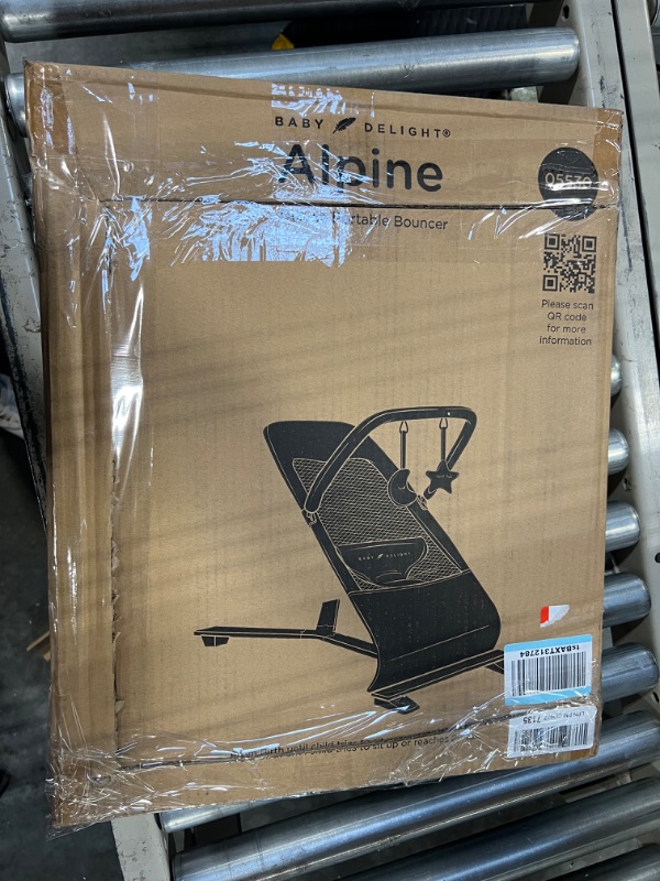 Photo 1 of Baby Delight Alpine Deluxe Portable Bouncer, Infant, 0 – 6 Months, Quilted Indigo