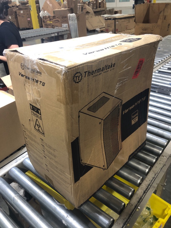 Photo 1 of Thermaltake Versa H18 Tempered Glass Black Spcc Micro ATX Gaming Computer Case CA-1J4-00S1WN-01
