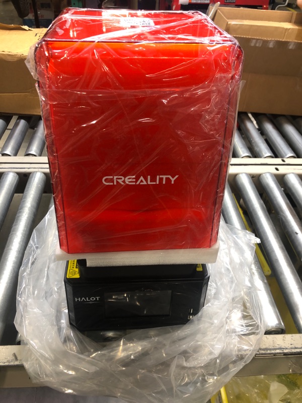 Photo 4 of Creality Halot-One Resin 3D Printer, 6" Monochrome LCD Screen UV Resin Printers with High-Precision Integral Light Source Fast Printing WiFi Control Dual Cooling & Filtering System Easy Slicing Halot One