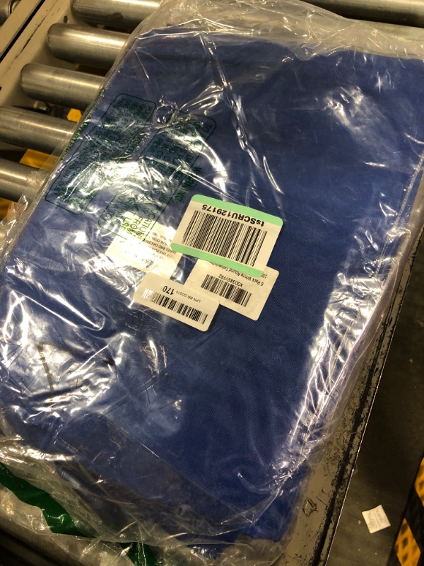Photo 1 of 6 Pack Royal Blue Round Tablecloths 108 Inch - Circle Bulk Linen Polyester Fabric Washable Table Clothes Cover for Wedding Reception Banquet Party Buffet Restaurant Royal Blue 108 In, 6 Pack