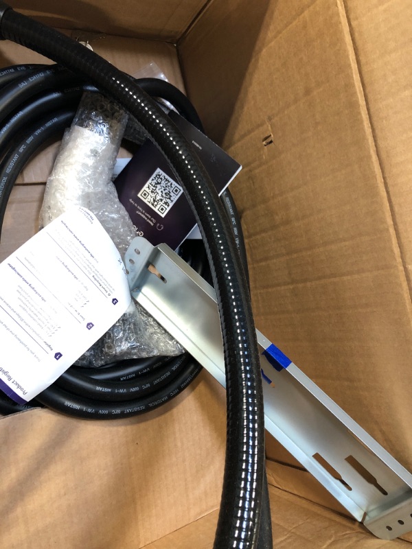 Photo 1 of JuiceBox 40 Smart Electric Vehicle (EV) Charging Station with WiFi - 40 amp Level 2 EVSE, 25-Foot Cable, UL & Energy Star Certified, Indoor/Outdoor Use (Hardwired Install, Gray)… 40 Amp Hardwired Install