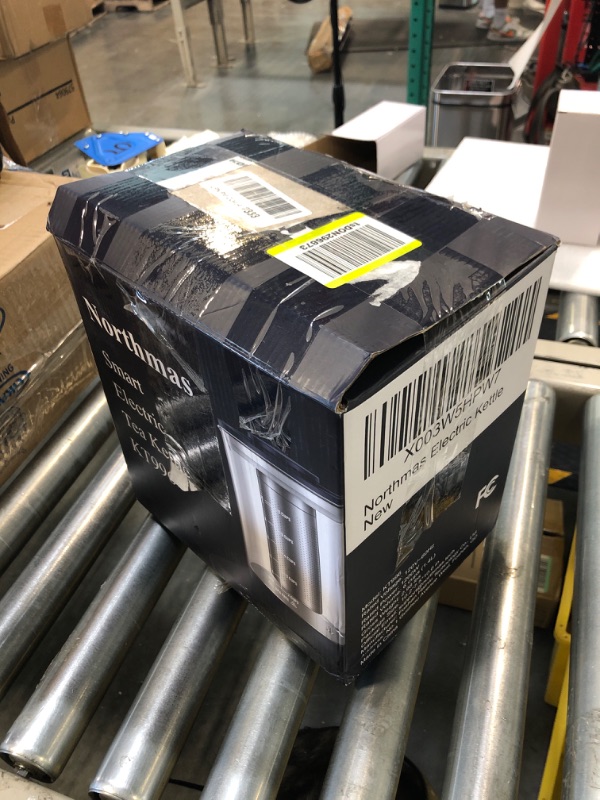 Photo 1 of Northmas Electric Kettle, Temperature Control Glass Kettle with Stainless Tea Infuser, Accurate Temperature to 5?, 1200W Rapid Boiling & 6 Hours Keep Warming, 1.4L Volume