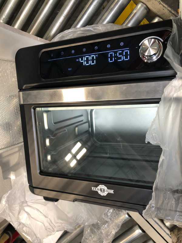 Photo 3 of Air Fryer Toaster Oven Combo, Paris Rhône 24-in-1 Countertop Convection Ovens, 26QT Large Rotisserie Cooker with Led Digital Touchscreen, Sensitive Knob