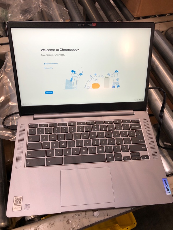 Photo 3 of Lenovo Chromebook Flex 3 2-in-1 11.6" HD Touchscreen Laptop, MediaTek MT8173C Quad-Core Processor, 4GB RAM, 32GB eMMC, HDMI, Webcam, Wi-Fi, Bluetooth, Chrome OS, Platinum Gray, IFT Bundle