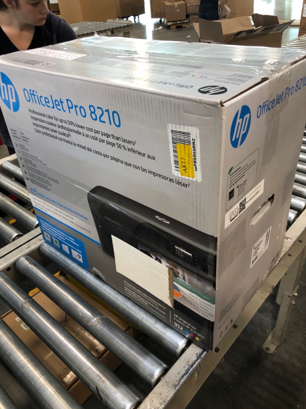 Photo 2 of HP OfficeJet Pro 8210 Wireless Color Printer (D9L64A) with and Instant Ink $5 Prepaid Code Printer + Instant Ink