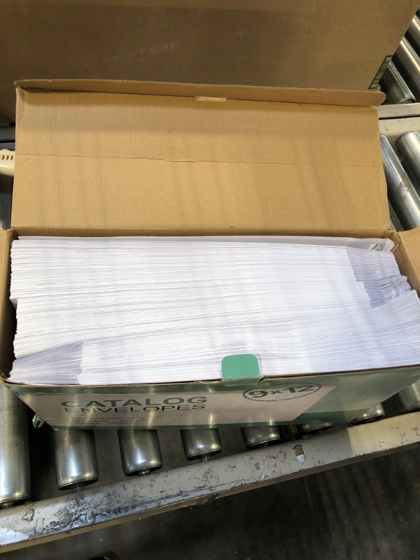 Photo 3 of Eupako Catalog Mailing Envelopes 9x12 White Envelopes Self Seal 250 Pack for Organizing and Storage White 9x12 Inches