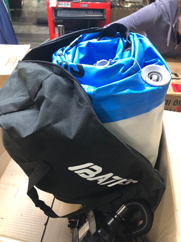 Photo 1 of GZKYYLEGS 6ft/8ft/10ft/12ft Floating Dock Water Platform, Multi-People Inflatable Floating Mat, Dock Platform for Lake/Boats/Island/Swimming Pool 6 ft x 6 ft