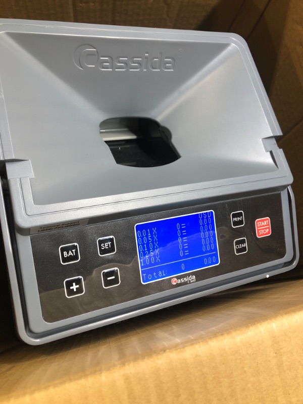 Photo 3 of Cassida C300 Professional USD Coin Counter, Sorter and Wrapper/Roller | 35% Faster Wrapping Coins with Quickload Technology | 300 Coins/Minute | Printing-Compatible | Includes 5 Wrapper Sets