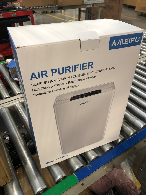 Photo 3 of AMEIFU Air Purifiers for Home Large Room up to 1740ft² with Washable Fliter Cover, Hepa Air Purifiers, H13 True HEPA Air Filter for Wildfires, Pets Hair, Dander, Smoke, Pollen, 3 Fan Speeds, 5 Timer, Sleep Mode 15DB Air Cleaner