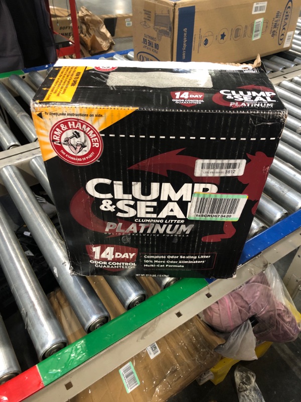 Photo 2 of ARM and HAMMER Clump and Seal Platinum Clumping Cat Litter