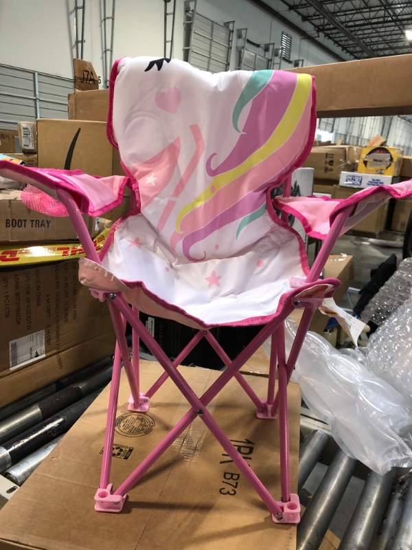 Photo 3 of Heritage Kids Children's Figural Camp Chair, Unicorn