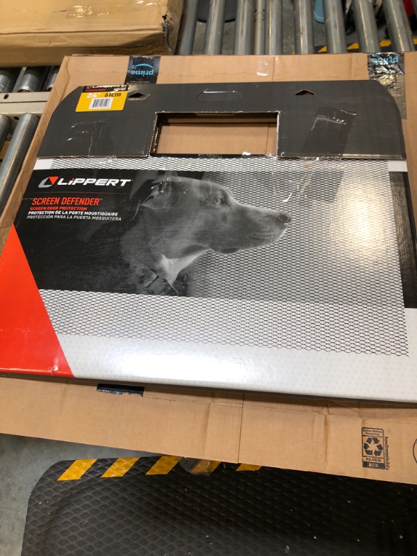 Photo 1 of Lippert Components 859791 Screen Defender RV Entry Door Aluminum Screen Protector, 24-inch Door (20.5" Screen Kit) 24-inch Door (20.5\" Screen Kit)