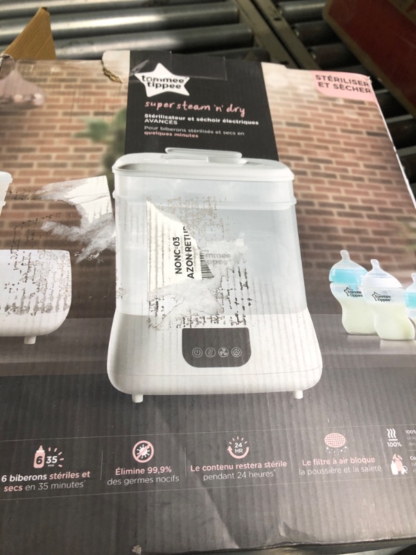 Photo 2 of Bundle of Tommee Tippee Advanced Steri-Dry Electric Sterilizer for Baby Bottles and Accessories, All-in-One Advanced Electric Bottle Warmer, Warms to Body Temperature in Minutes, Automatic Timer