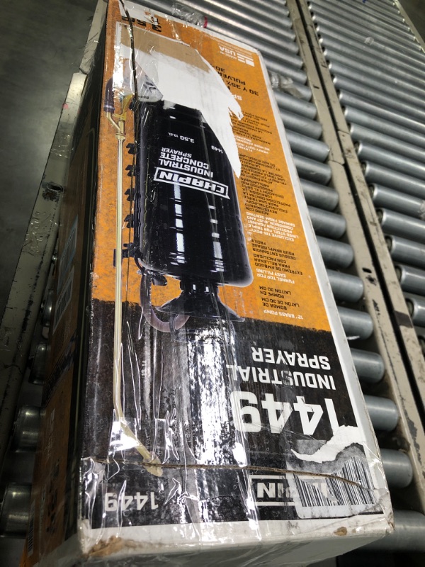 Photo 1 of Chapin International 1449 Industrial 3.5-Gallon Professional Concrete Funnel Top Sprayer, Black