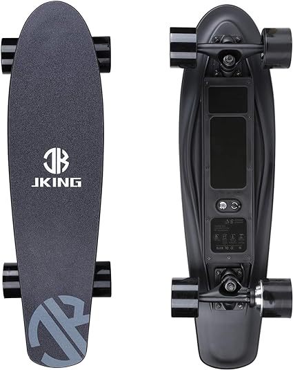 Photo 1 of b08r8p471f Electric Skateboard Electric Longboard with Remote Control Electric Skateboard,350W Hub-Motor,12.4 MPH Top Speed,5.2 Miles Range,3 Speeds Adjustment,