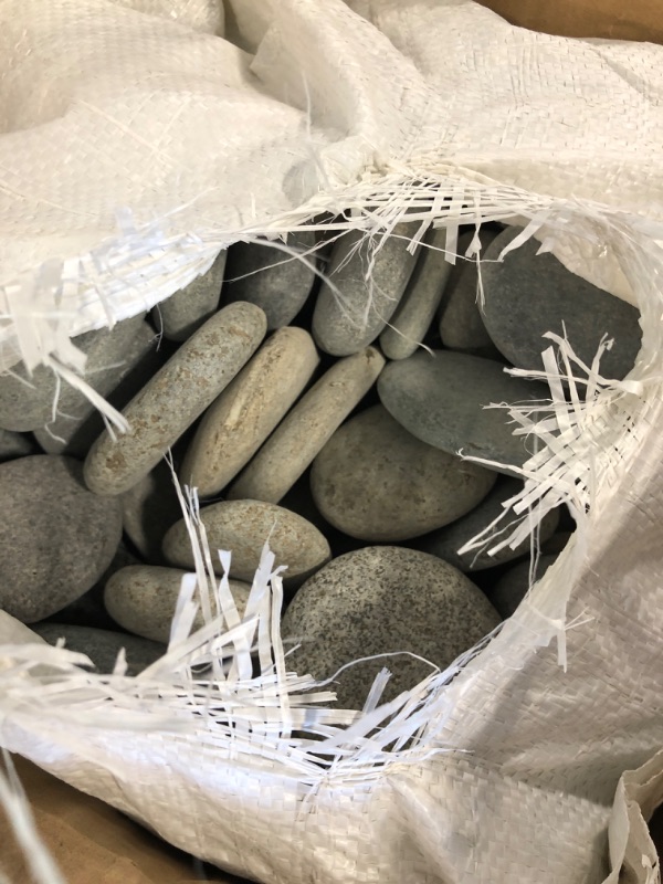 Photo 3 of [About 97 PCS - 105 PCS](18 Pounds) Painting Rocks,2.33"-3.72" River Rocks,DIY Rocks,Flat Rocks,Craft Rocks,Natural Stones