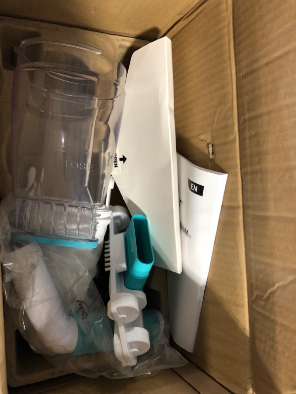 Photo 1 of (2023 Upgraded) AIPER Cordless Pool Vacuum, Handheld Rechargeable Swimming Pool Cleaner, 60 Mins Running Time, Deep Cleaning & Strong Suction Ideal for Above & In-ground Pools, Hot Tubs, Spas-Pilot H1 Blue
