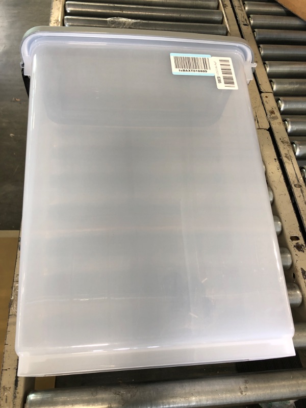 Photo 1 of Amazon Basics Airtight Dog Food Storage Container with Scoop - 47 QT 47QT