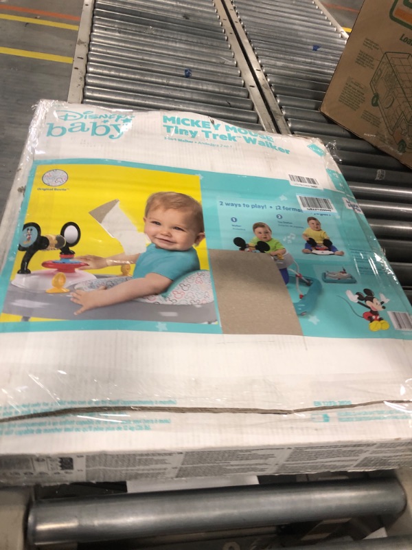 Photo 1 of Bright Starts Mickey Mouse Tiny Trek Walker, Original Bestie, 2-in-1 Walker Ages 6 Months+ Mickey Original Besties