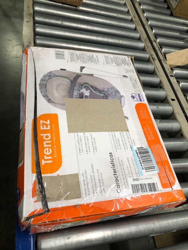 Photo 1 of Baby Trend EZ Bouncer Grey 24.33x18.11x22.05 Inch (Pack of 1) Ziggy