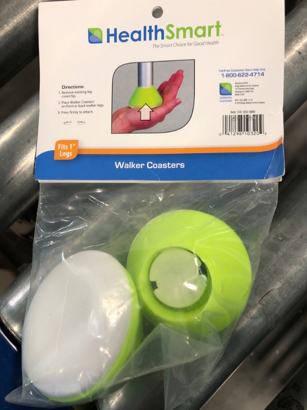 Photo 2 of HealthSmart Walker Glides, Walker Caps or Walker Pads also for Rollators, Universal Fit, Pack of 2