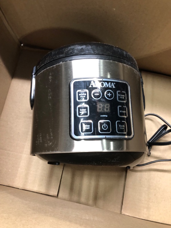 Photo 5 of 8 Cup Digital Cool-Touch Rice Cooker and Food Steamer, Stainless, ARC-914SBD