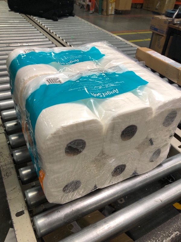 Photo 3 of **2- 12 Packs!** Angel Soft® Toilet Paper, 24 Mega Rolls = 96 Regular Rolls, 2-Ply Bath Tissue