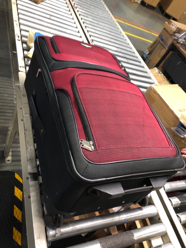 Photo 3 of **Great condition** Travel Select Amsterdam Expandable Rolling Upright Luggage, Burgundy, 8-Piece Set
