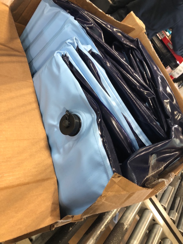 Photo 1 of Artilife Whelping Box for Dogs Welp Box Whelping Pool,Puppy Whelping Box,Whelping Pen for Dogs,Whelping Box for Dogs and Puppies,Birthing for Dogs (63inch Dia.x12inch H(160x30cm), Blue) 63inch Dia.x12inch H(160x30cm) Blue