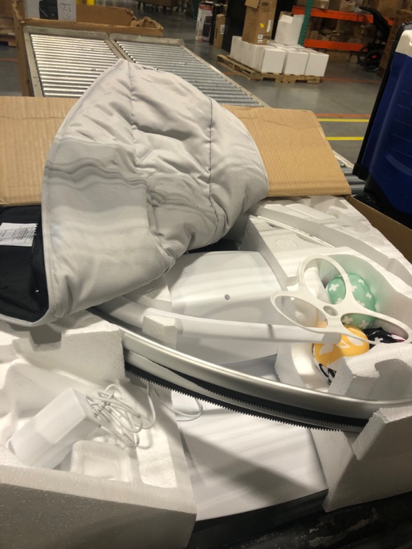 Photo 1 of 4moms MamaRoo Multi-Motion Baby Swing, Bluetooth Baby Swing with 5 Unique Motions, Grey