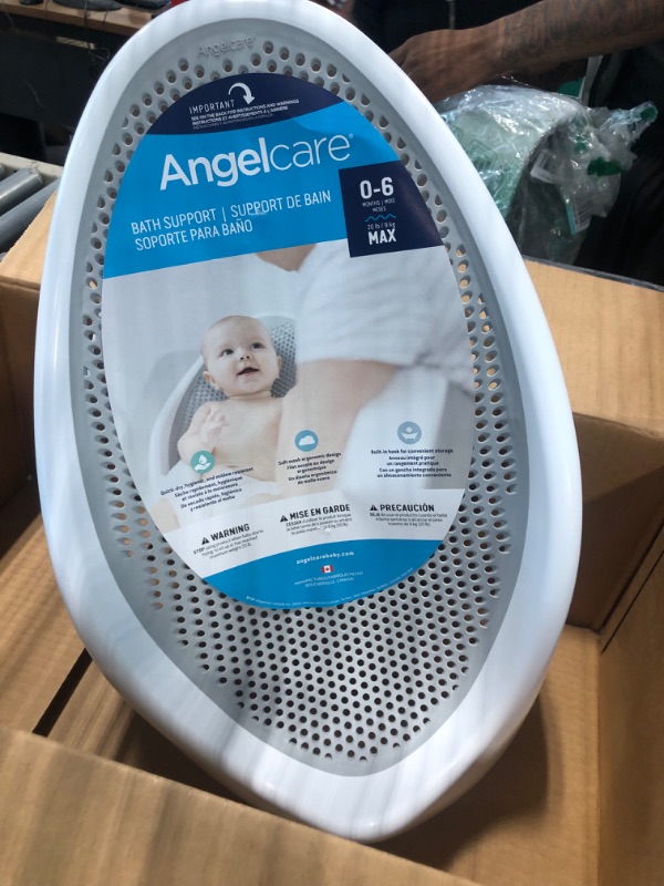 Photo 3 of Angelcare Baby Bath Support (Grey) | Ideal for Babies Less than 6 Months Old