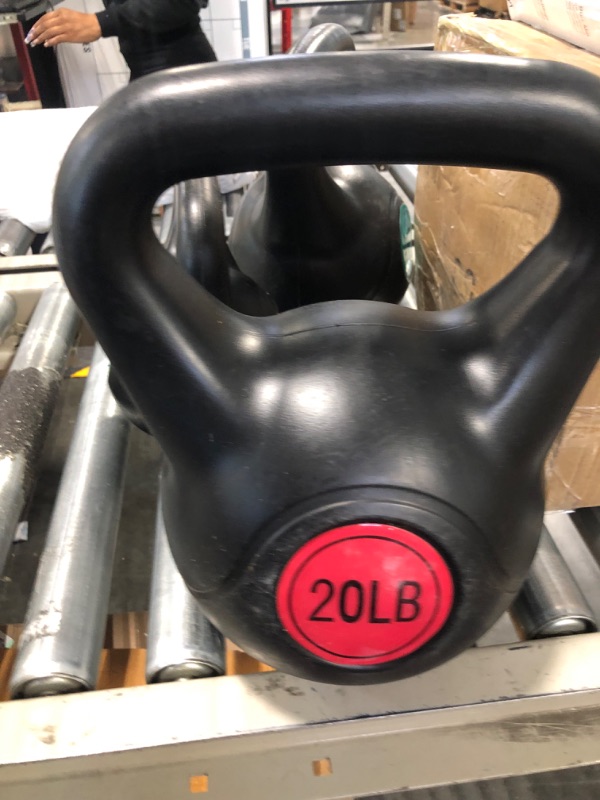Photo 4 of **Similar item** BalanceFrom Wide Grip Kettlebell Exercise Fitness Weight Set Set of 3: 10, 15, 20 lbs