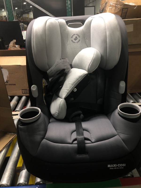 Photo 1 of Maxi-Cosi Pria All-in-One Convertible Car Seat, rear-facing, from 4-40 pounds; forward-facing to 65 pounds; and up to 100 pounds in booster mode, Blackened Pearl