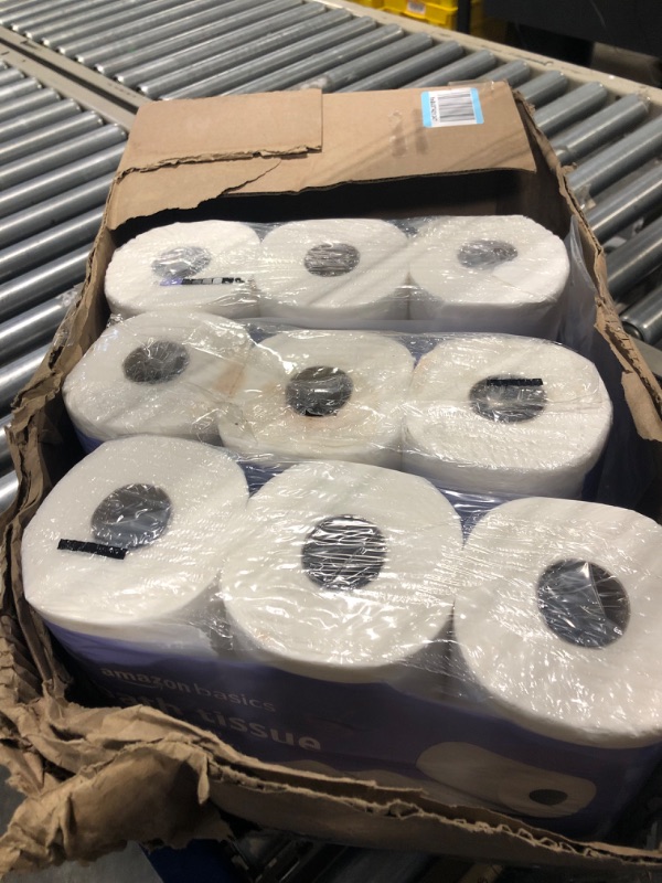 Photo 1 of Amazon Basics 2-Ply Toilet Paper, 6 Rolls (Pack of 5), 30 Rolls total (Previously Solimo)