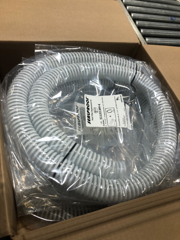 Photo 3 of (4 Pack! 4 Hoses, 8 Clamps) Sealproof 1.5" x 6 FT Pool Filter Pump Connection Hose for Above Ground Pools, 1-1/2 Inch ID Dia x 72" Premium Quality Kinkproof PVC, Made in USA | Cut to Desired Length, Includes 2 Hose Clamps