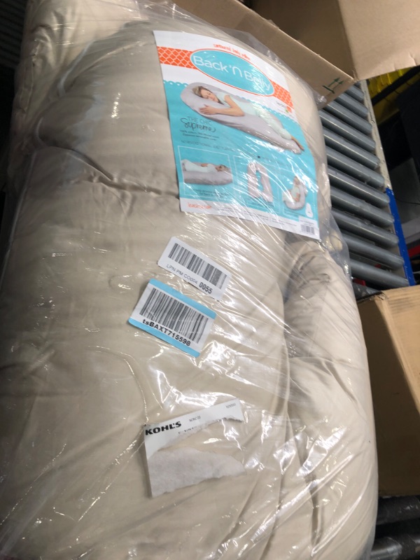 Photo 1 of Leachco Back 'N Belly Chic Supreme, Lightly Latte , 55" L x 33" W x 8.5" D Lightly Latte Chic Supreme