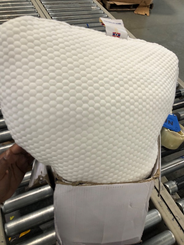 Photo 3 of AM AEROMAX 2.75 Inches Standard Size Hyper Slim Memory Foam Pillow for Stomach and Back Sleepers - Thin, Flat Design for Cervical Neck Alignment and Deeper Sleep.