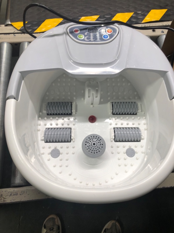 Photo 2 of Artnaturals Foot Spa Massager with Heat Lights and Bubbles - Soothe