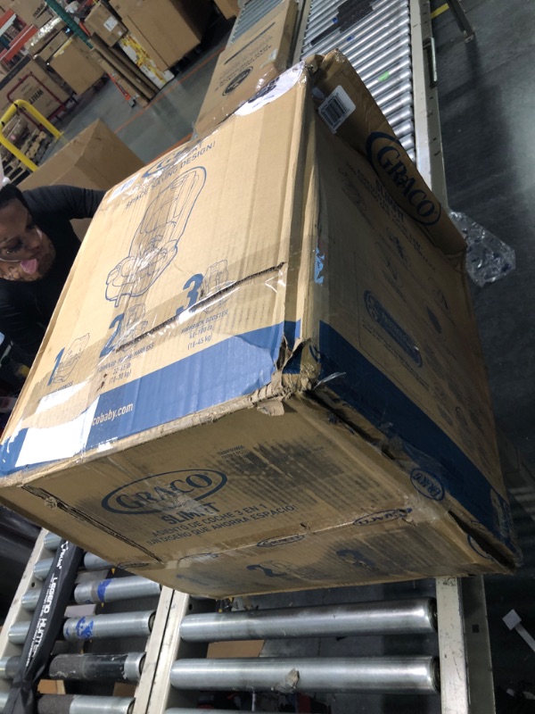 Photo 1 of Graco SlimFit 3 in 1 Car Seat, Slim & Comfy Design Saves Space in Your Back Seat, Annabelle, 1 Count (Pack of 1) SlimFit Annabelle