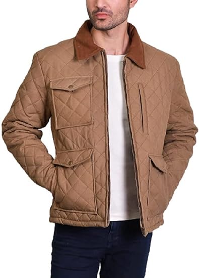 Photo 1 of Absolute Leather Kevin Costner Bomber Outerwear Collection Jackets John Dutton Tv Series Cowboy Lightweight men's jacket